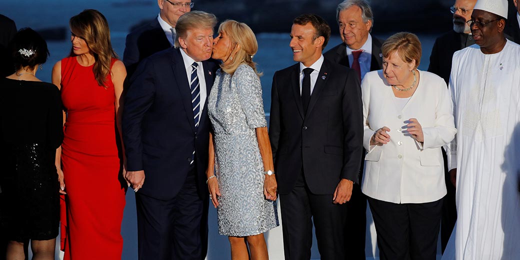 Странное меню «большой семерки»