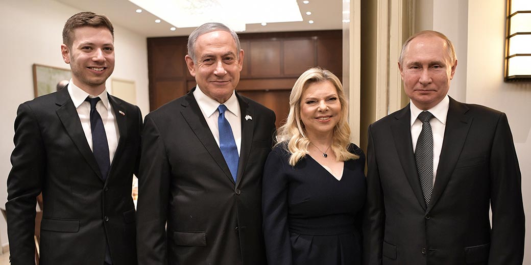 В день акций в поддержку Навального сын Нетаниягу вспомнил о «дружбе» с Путиным