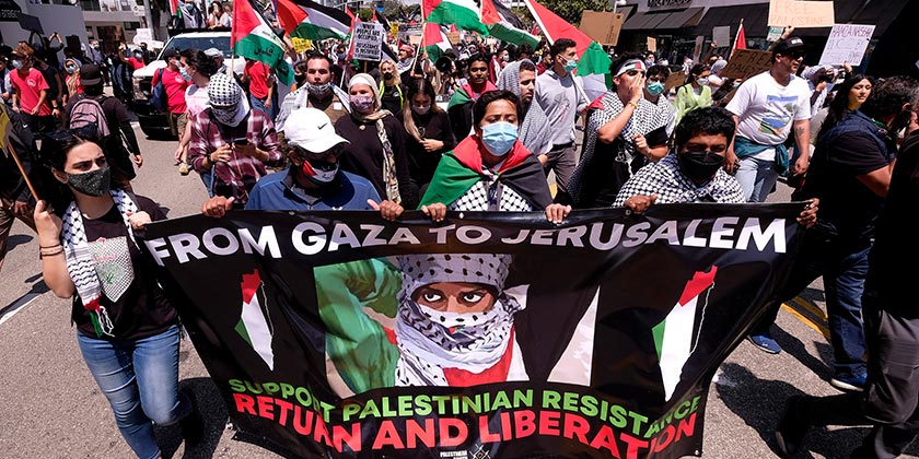 Эти выходные ХАМАС объявил днями солидарности с жителями Газы