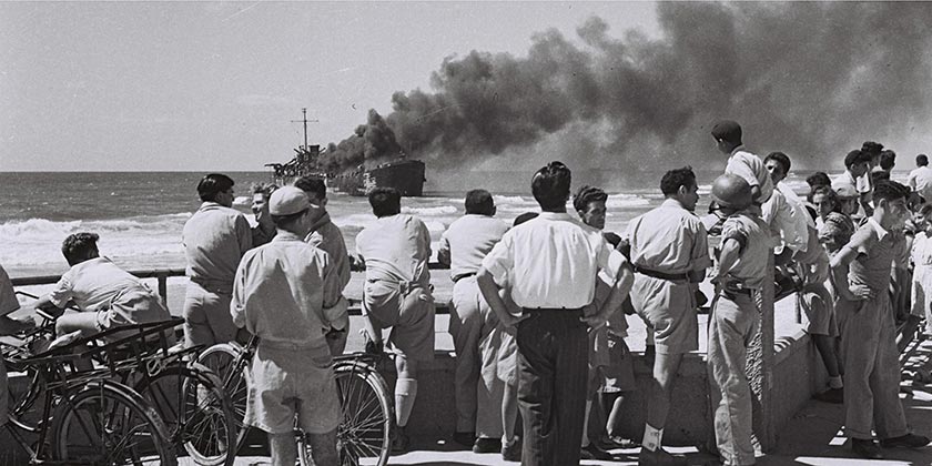 1948 год: расстрел «Альталены»