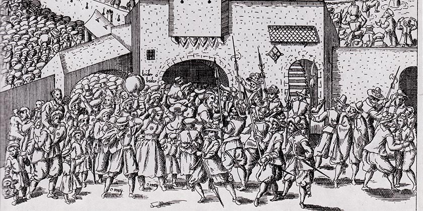 1614 год: восставшие ремесленники громят евреев во Франкфурте