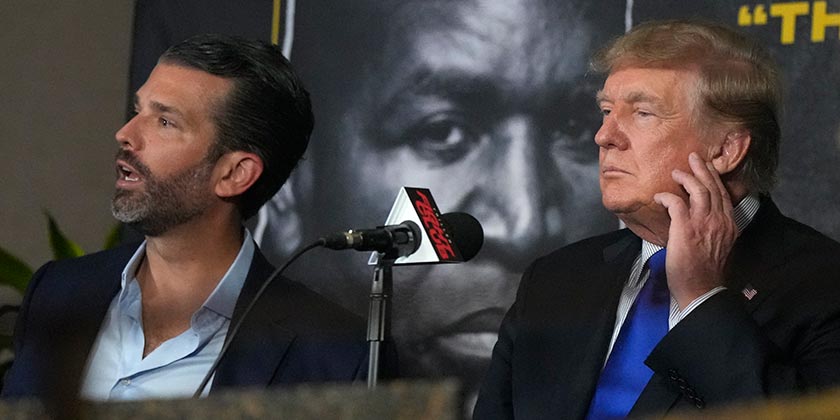 Как сын Дональда Трампа зарабатывает на трагедии с Алеком Болдуином