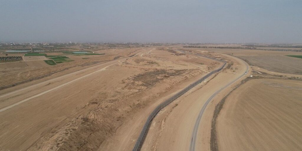 Завершено строительство «умного» забора на границе с сектором Газа