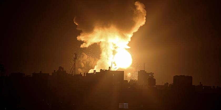 Israel_Airstrike_Khan_Yunis_AP Photo Yousef Masoud
