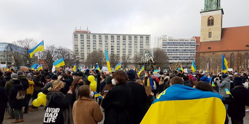 Berlin protests Ukraine Dana Bondarenko
