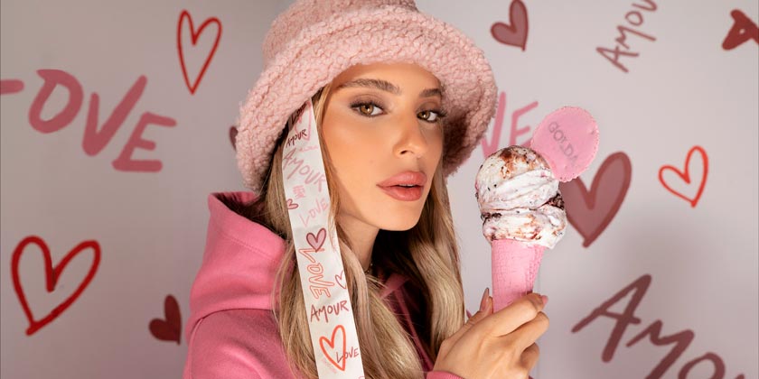 Новый вкус мороженого ко Дню всех влюбленных от GOLDA