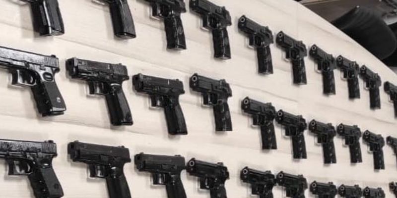 Предотвращена попытка контрабанды пистолетов из Иордании