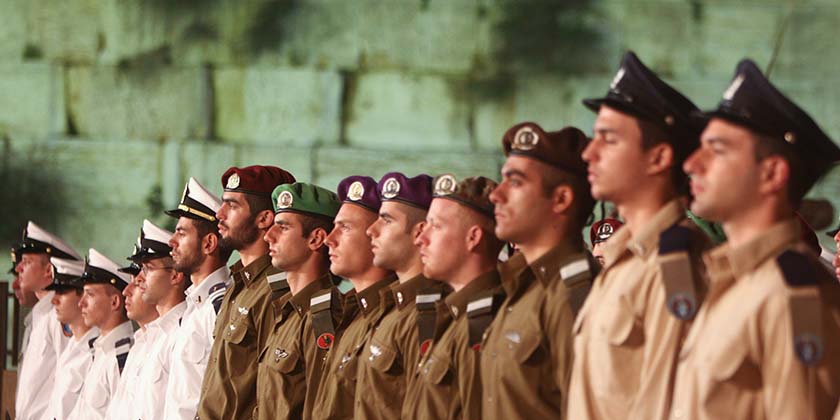 Израиль-иерусалим-Стена-плача-солдаты-из-США-присяга