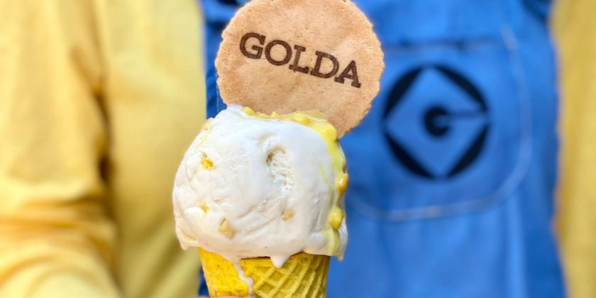 Сеть Golda запустила мороженое с секретным вкусом
