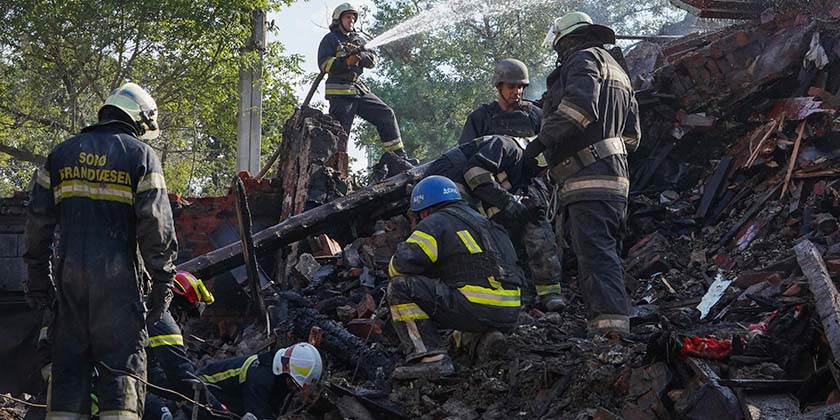 Ракетные удары по Запорожской и Днепропетровской областям