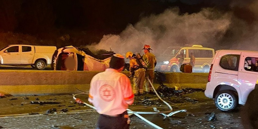 Тяжелая ночь на дорогах: палестинский угонщик убил себя и водителя встречной машины