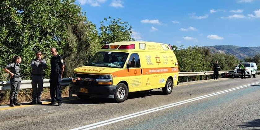 Возле Бейт-Шемеша мотоцикл столкнулся с машиной. Мотоциклист погиб