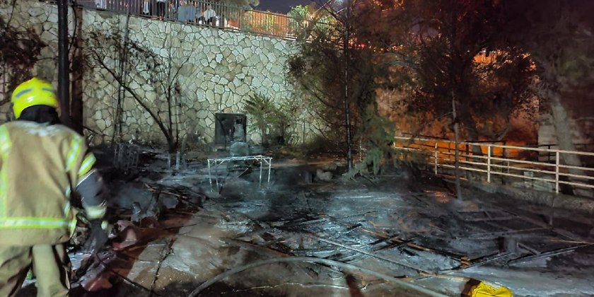 В Иерусалиме сгорели сразу пять суккотних шалашей