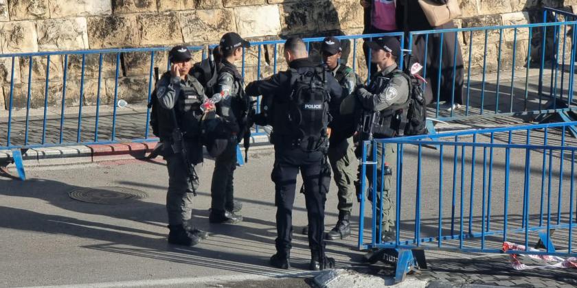 Полиция: за последнее время в районе Иерусалима предотвращены восемь терактов