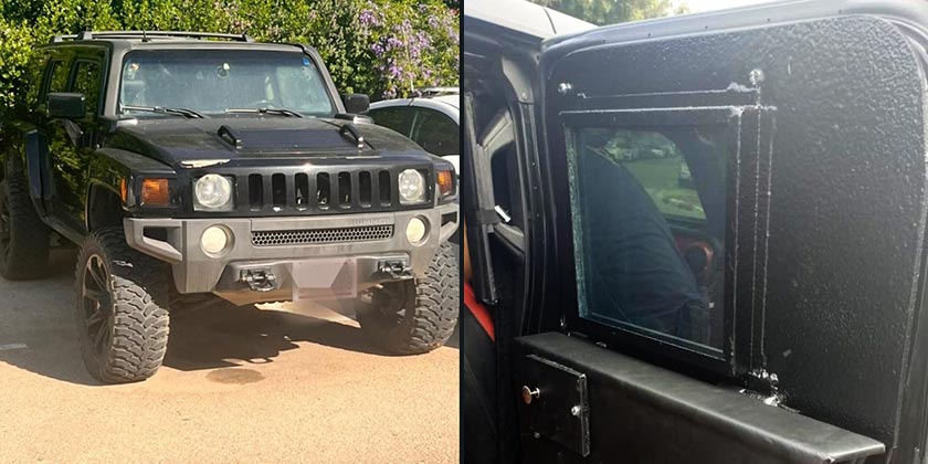 Впервые в Израиле: изъят бронированный джип криминального авторитета