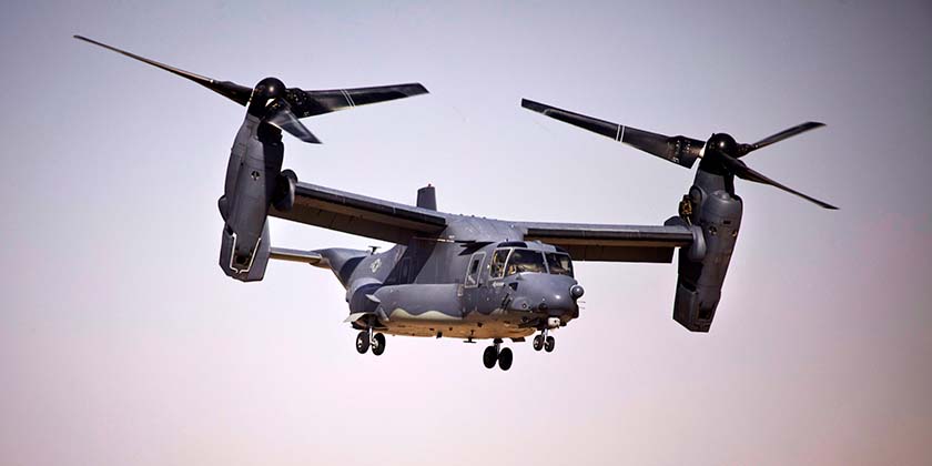 Американский военный самолет потерпел крушение у берегов Австралии, на борту были 20 морских пехотинцев