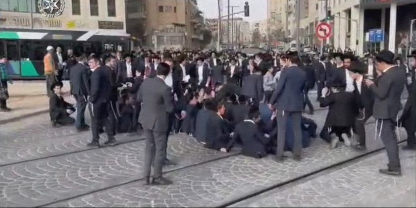 Протесты ультраортодоксов в Иерусалиме: «Умрем, но не будем призываться в ЦАХАЛ!»