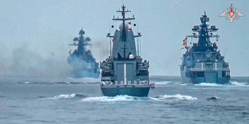 ВСУ Украины сообщили об уничтожении российского большого десантного корабля (видео)