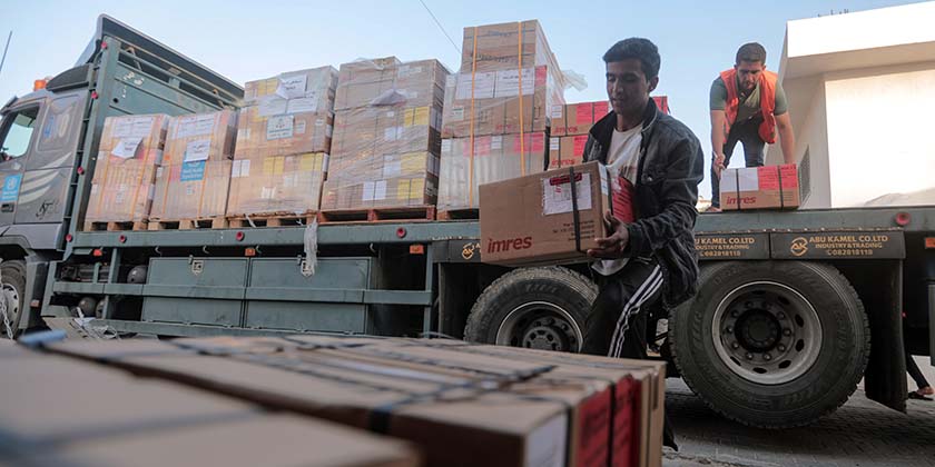 С разрешения Израиля пять стран сбросили с воздуха 160 упаковок с продуктами для жителей сектора Газа