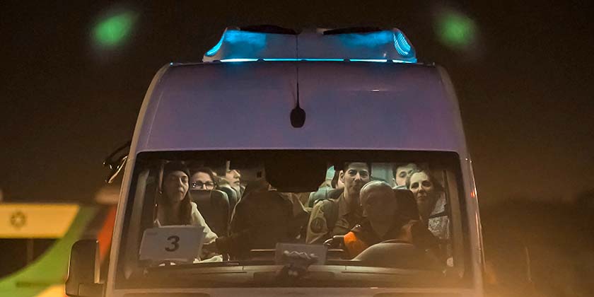 Освобожденные-заложники-хамас-Шиба-30.11.23