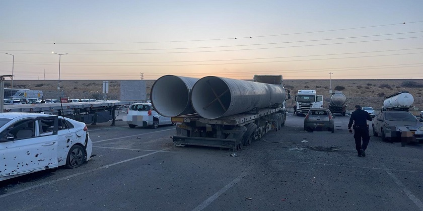 Ракетный обстрел Беэр-Шевы и севера Израиля 6 декабря