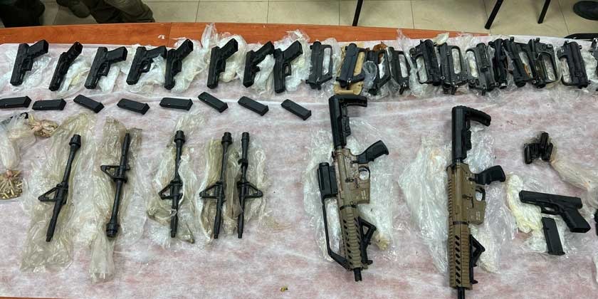 Контрабанду оружия из Иордании перехватили на севере (видео)