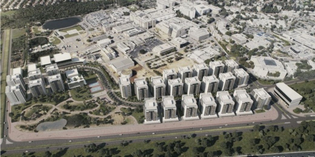 Вплотную к больнице «Шиба» построят более 1000 квартир