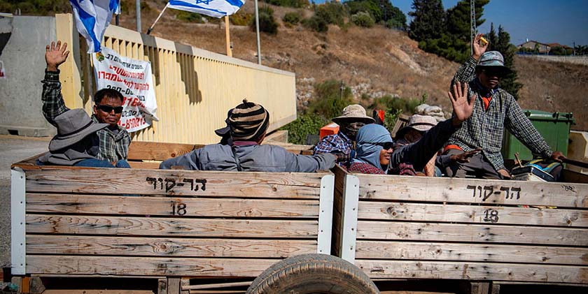 Сколько гастарбайтеров уехали из Израиля после начала войны?