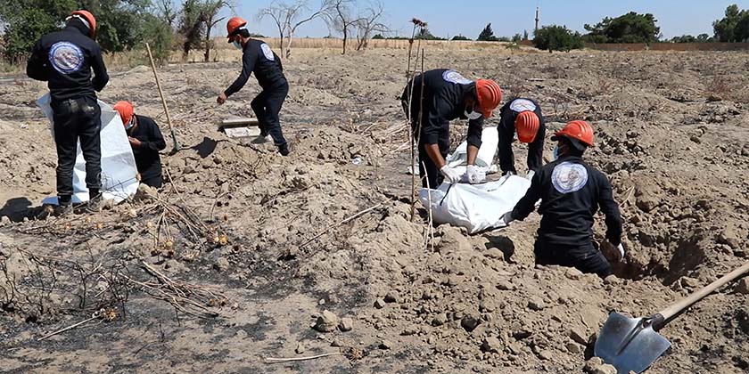 Правительство Асада тайно перенесло массовое захоронение, чтобы скрыть убийства