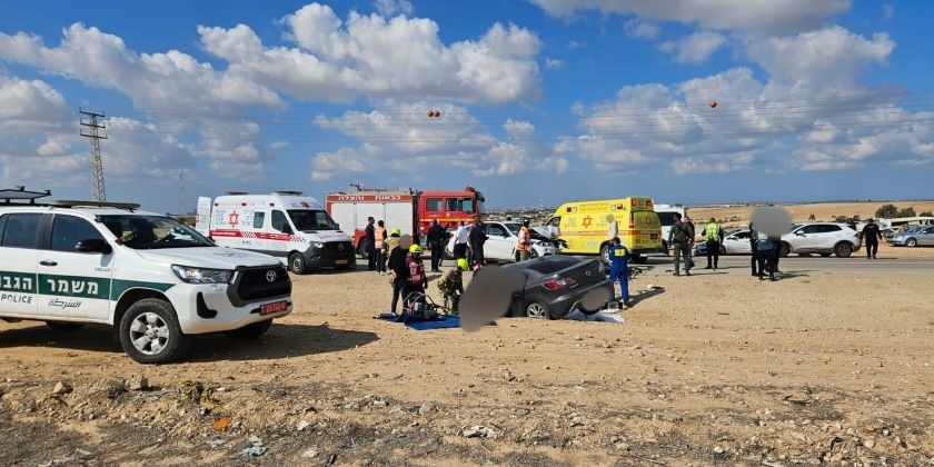 Мужчина и женщина погибли в ДТП на шоссе 310 в Негеве