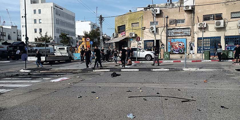 В соцсетях появилось видео мощного взрыва на улице Шокен в Тель-Авиве