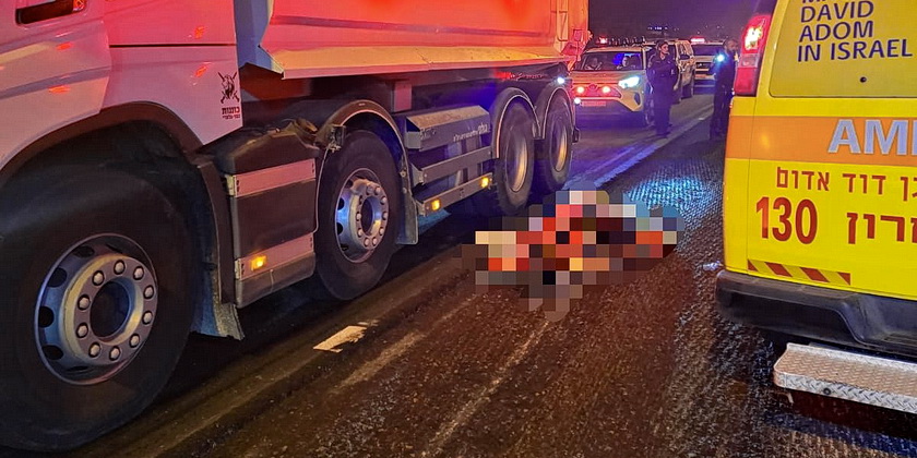 Грузовик насмерть сбил дорожного рабочего на шоссе номер 6