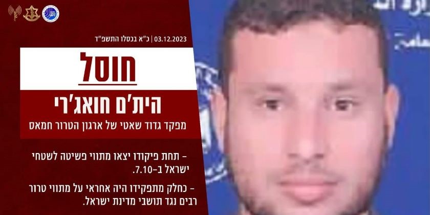 ЦАХАЛ признал, что командир батальона «Шати» не был ликвидирован