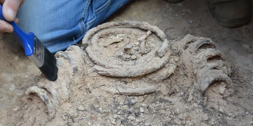 В Иерусалиме нашли скелет закованной монахини