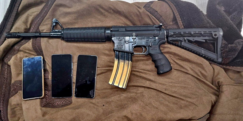 На перекрестке Кармель задержаны два палестинца с винтовкой M16