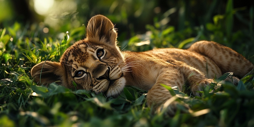 Полиция ищет людей, разъезжавших со львенком и обезьяной в машине – видео