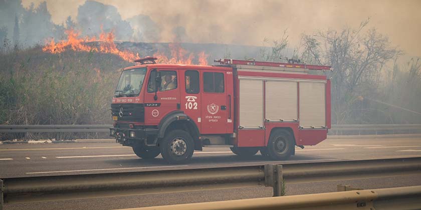 Израиль обучит сирийских друзов пожарному делу