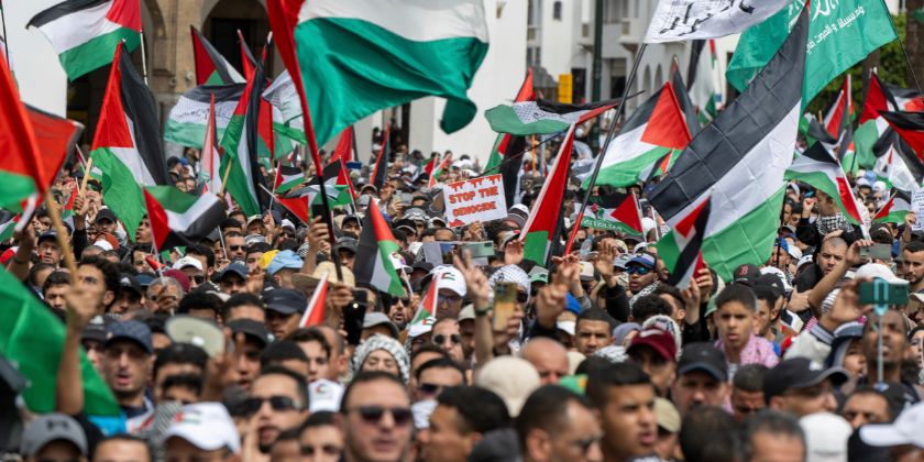 В Марокко прошли массовые протесты против Израиля и войны в секторе Газа