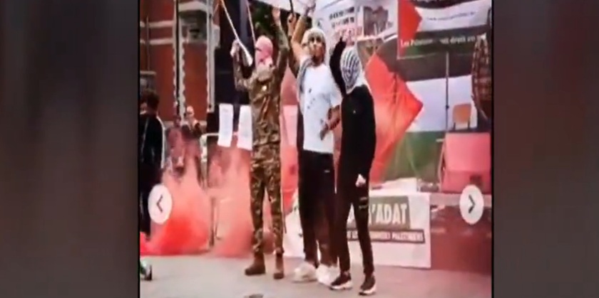 Отвратительно: посреди Брюсселя «инсценировали» резню 7 октября