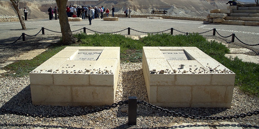 Скандал: молодые ультраортодоксы плясали на могиле Бен-Гуриона