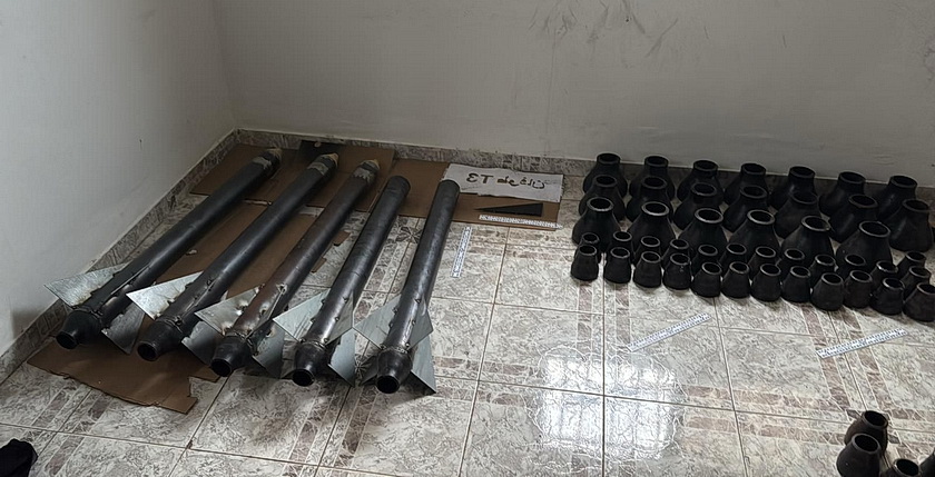 ЦАХАЛ арестовал ракетчиков, обстрелявших Модиин, и обнаружил их мастерскую по производству ракет