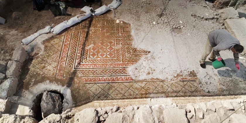 В Кафр-Касеме раскопали самаритянскую усадьбу с великолепной мозаикой