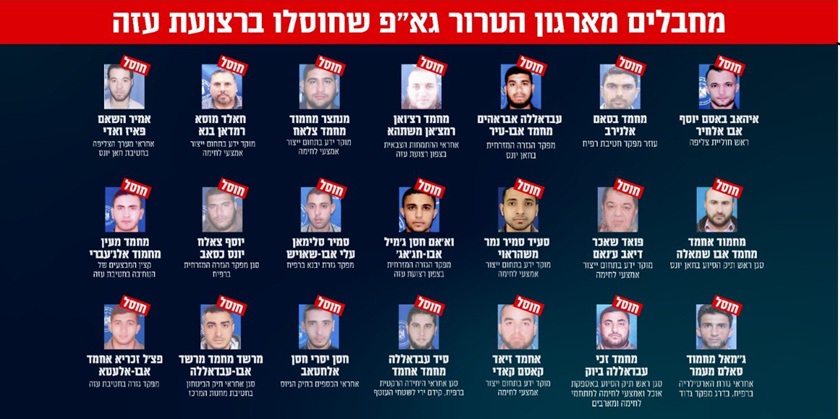 ЦАХАЛ опубликовал список ликвидированных командиров «Исламского джихада» в Газе