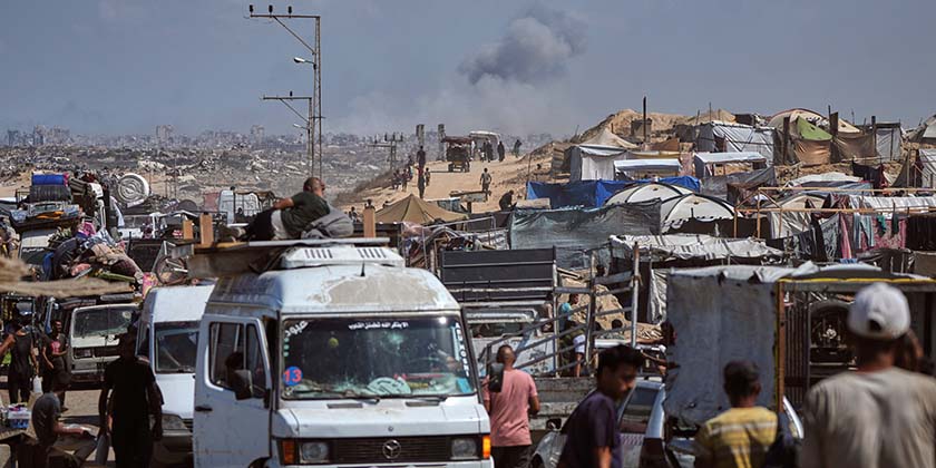 Минобороны Кац: 750 тысяч палестинцев покинули город Газа