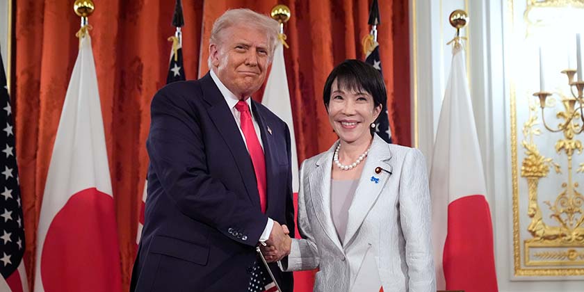 Трамп и Такаити провозгласили «новый золотой век отношений» между США и Японией