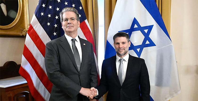 Глава минфина США призвал Смотрича «полностью поддержать» план Трампа по Газе