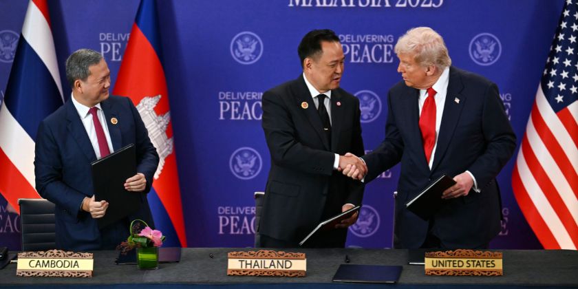 Камбоджа и Таиланд подписали мирное соглашение в присутствии Трампа