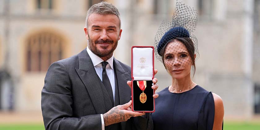 Дэвида Бекхэма посвятили в рыцари