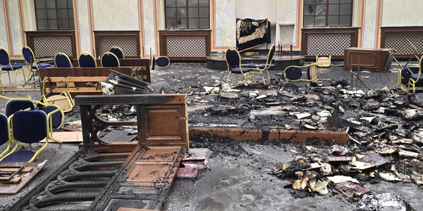 В Черновцах подожгли синагогу
