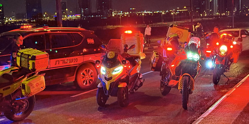 Мотоцикл насмерть сбил 20-летнюю женщину в Ришон ле-Ционе